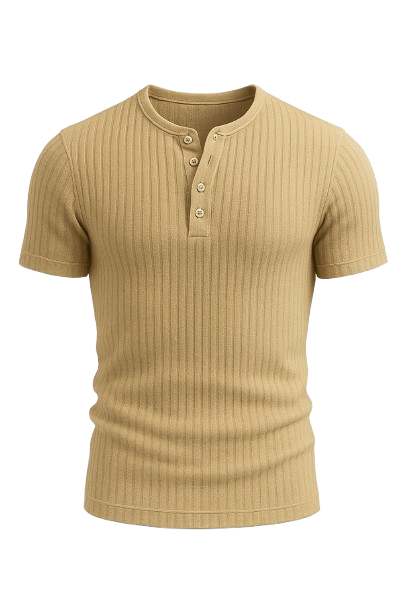 LuxeRib Henley Tee