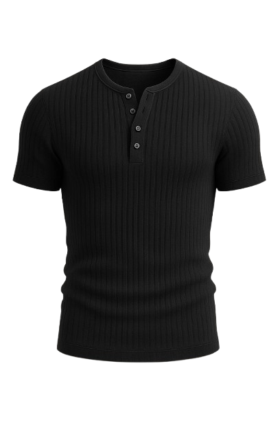 LuxeRib Henley Tee