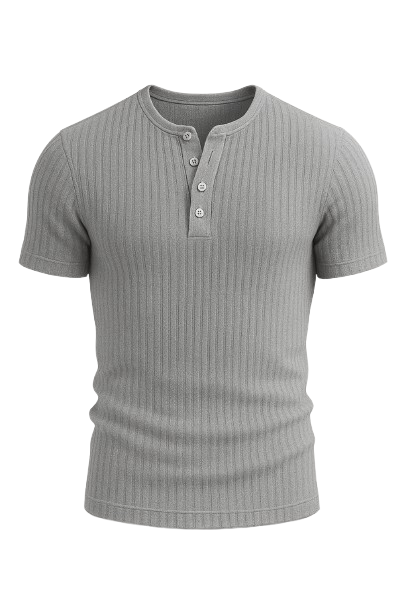 LuxeRib Henley Tee