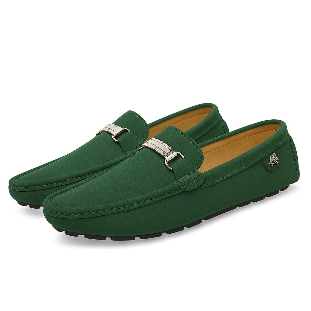 PrimeDrive Suede Loafers