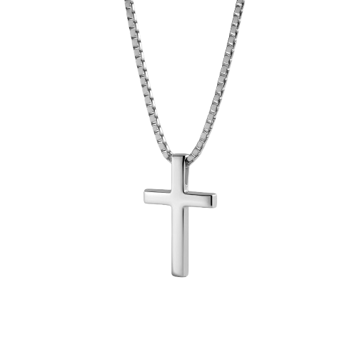PureSteel Cross Pendant