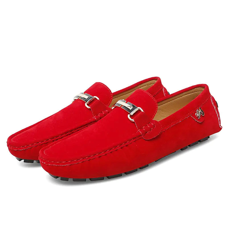 PrimeDrive Suede Loafers